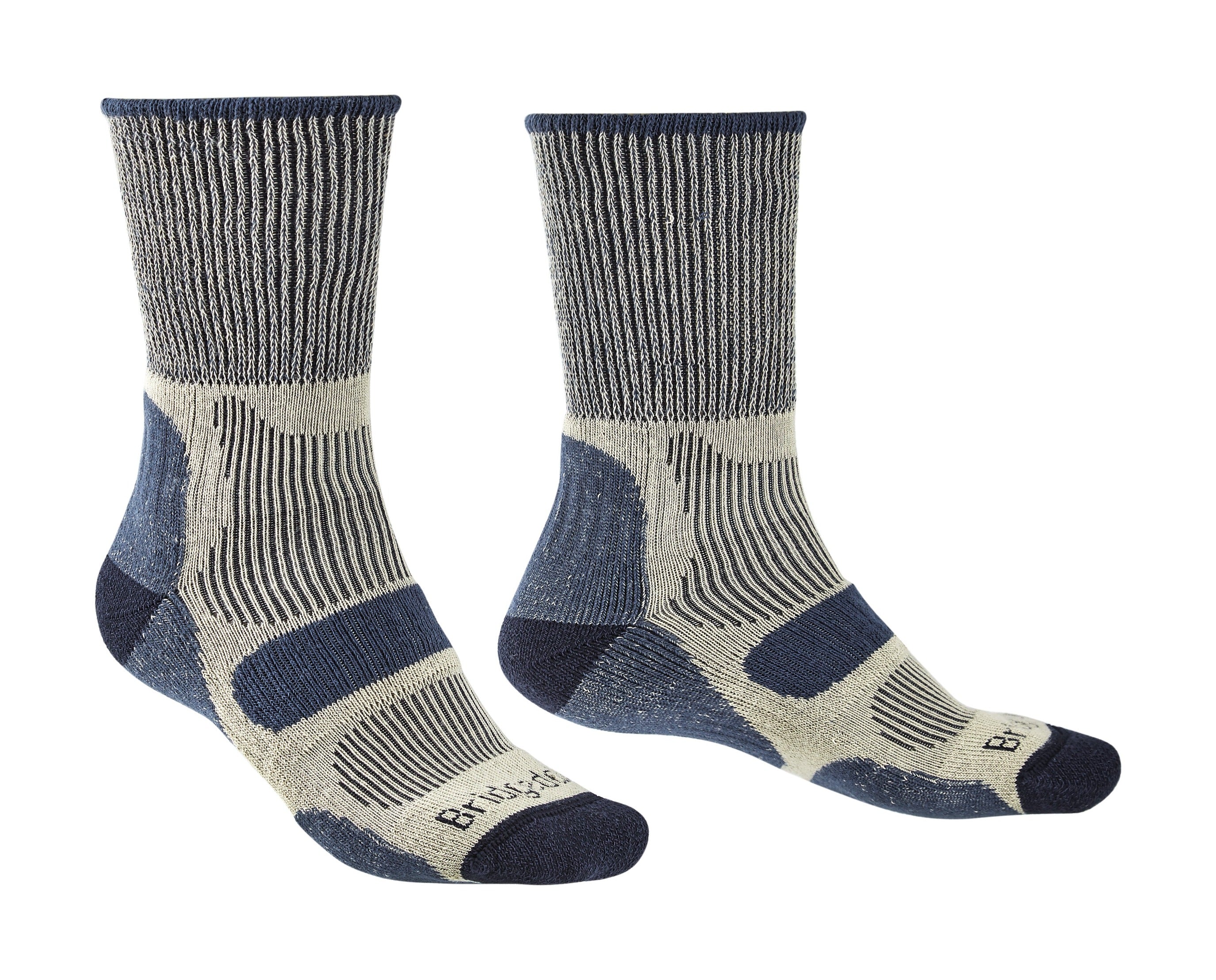 Calze Bridgedale Light Hiker Cotone Cool Comfort - Carbonio (Leggere Per Stivali)