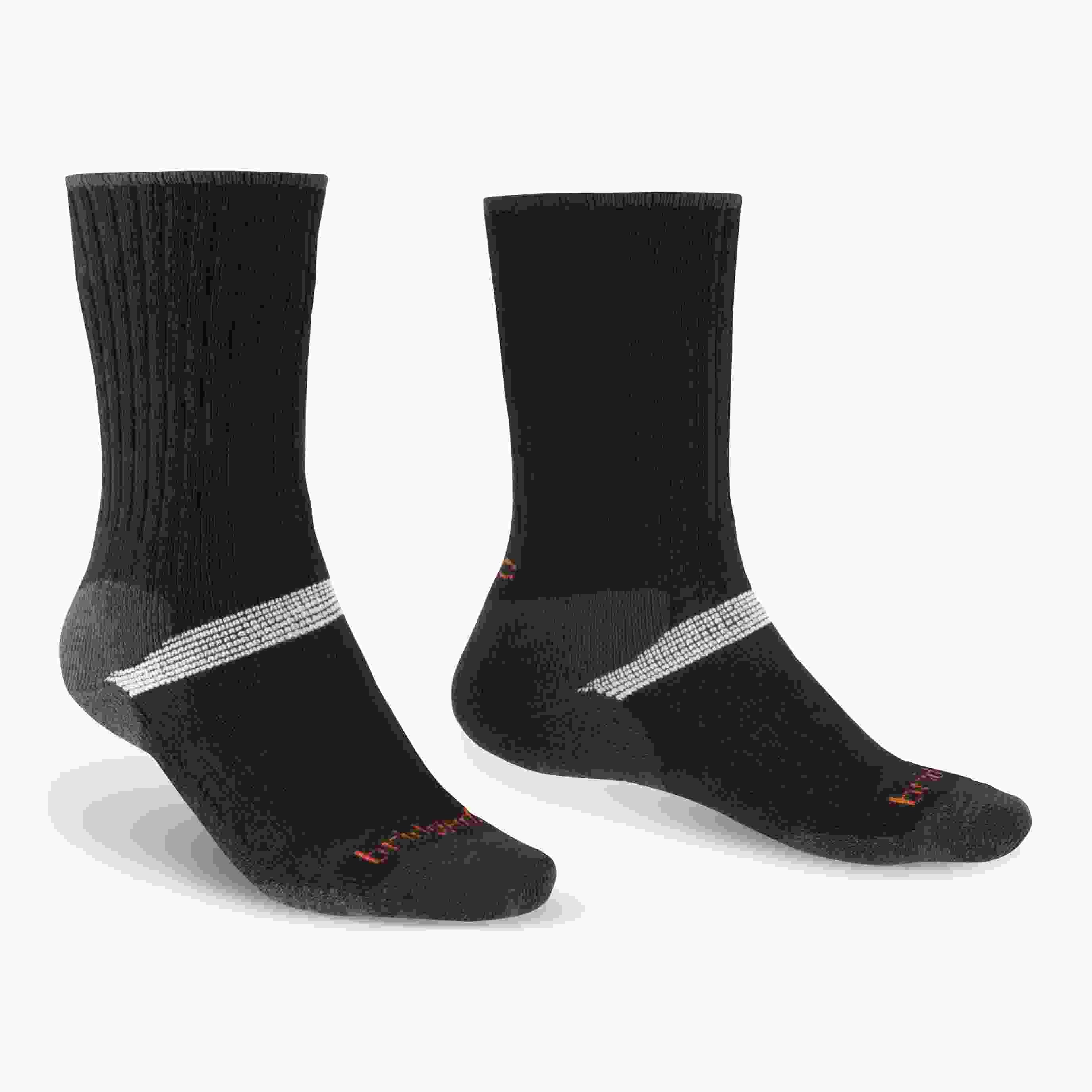 Bridgedale Hike Lightweight Merino Endurance Boot Original, Calzini Uomo, Argento/Blu Navy, M Bridgedale Hike Lightweight Merino Endurance Boot Original, Calzini Uomo, Argento/Blu Navy, M